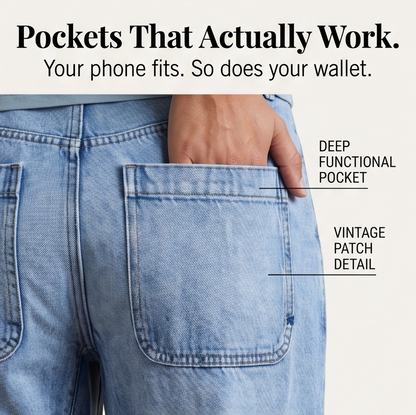 Women's Cropped Barrel Leg Denim Jeans