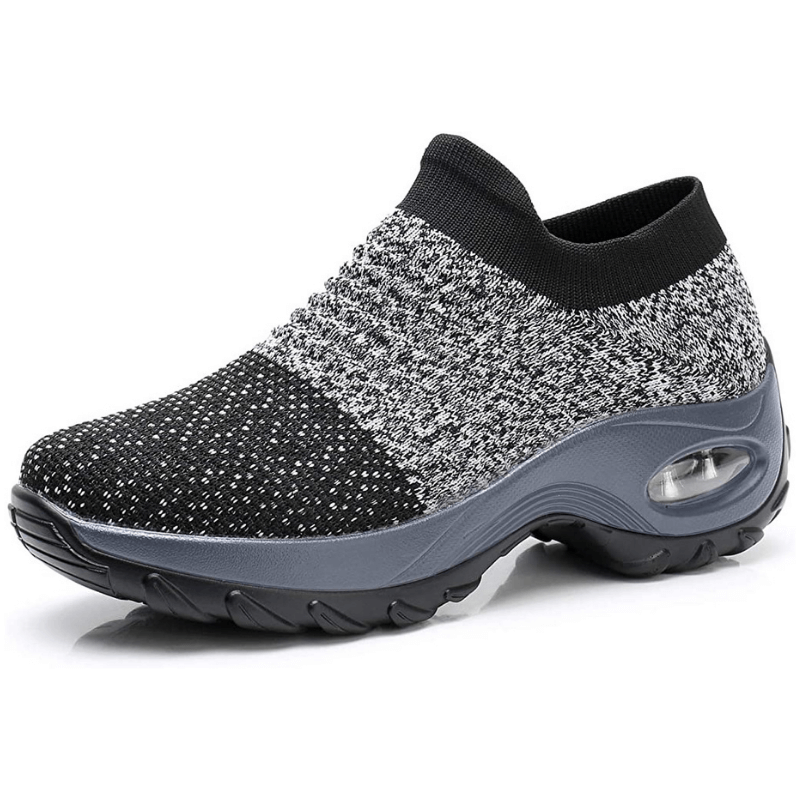 Women's Knit Slip On Sneakers with Air Cushion Sole