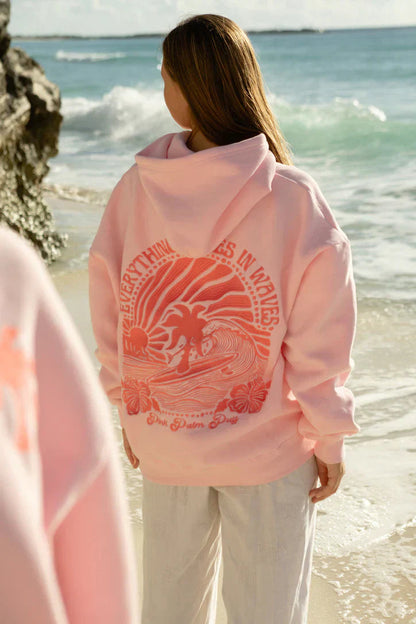 Women's Hoodie – Back Graphic, Relaxed Fit