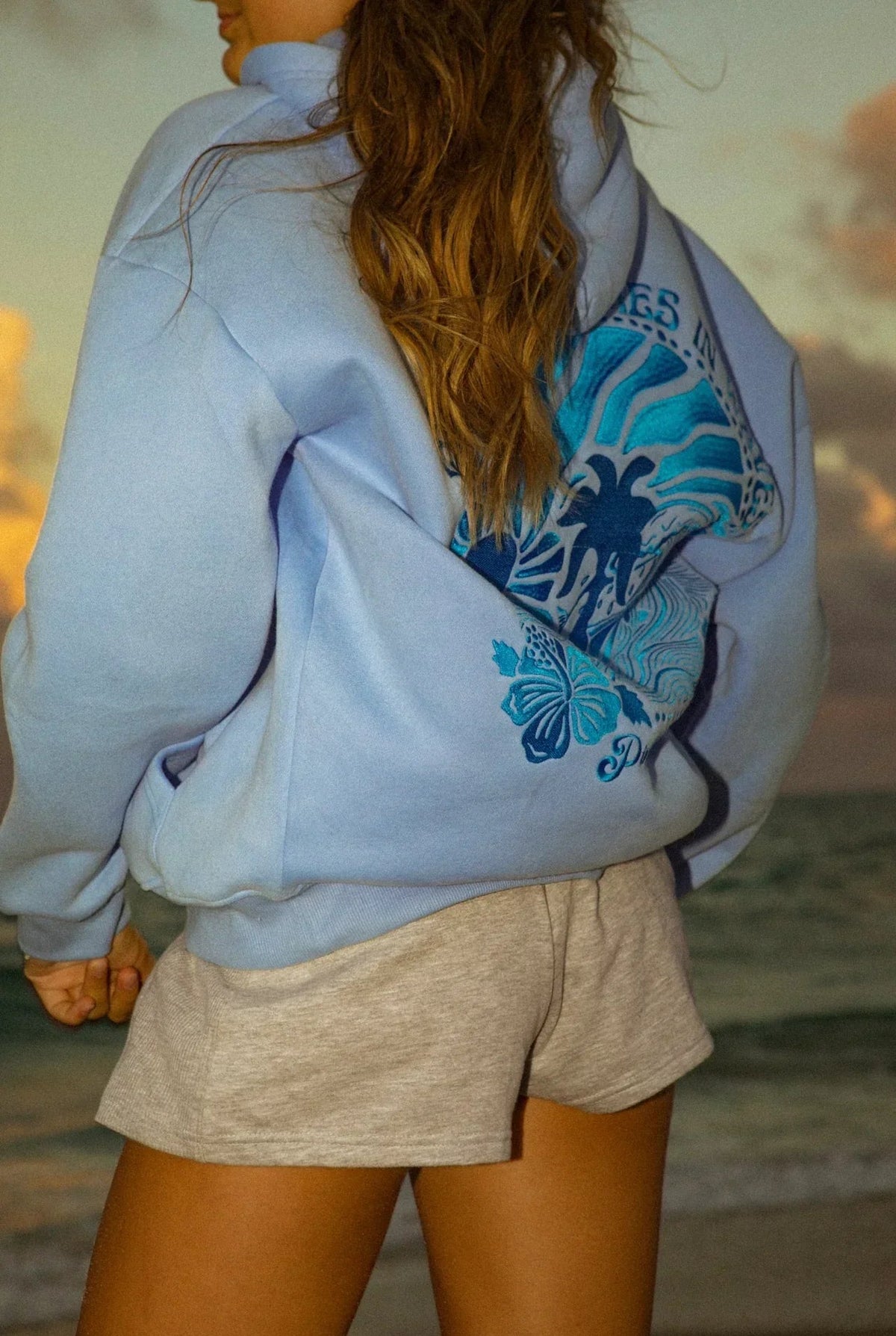 Women's Hoodie – Back Graphic, Relaxed Fit