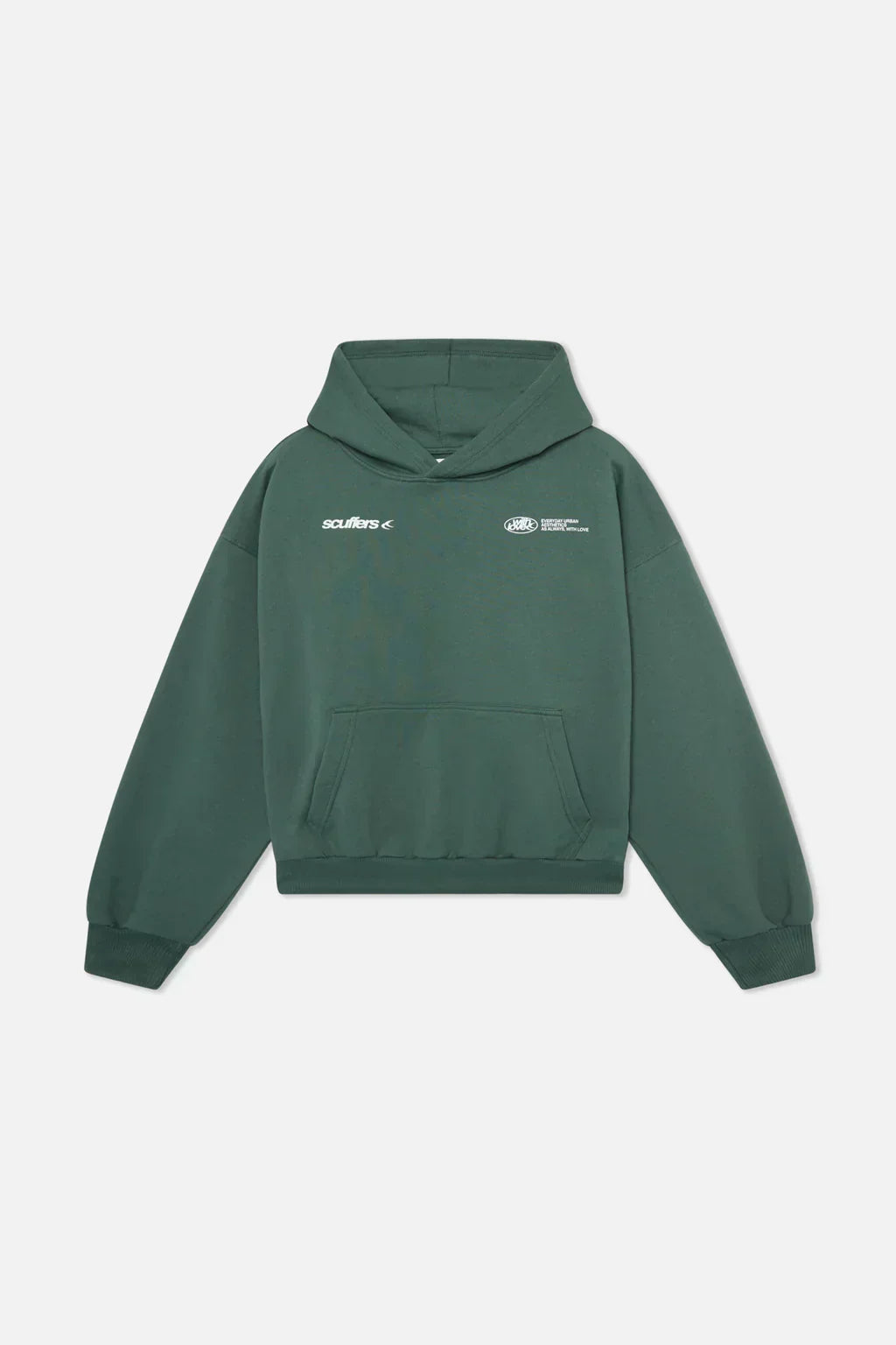Women's Oversized Hoodie – Back Graphic, Dropped Shoulder