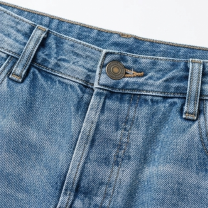 Women's Straight Leg Cropped Jeans with Raw Hem