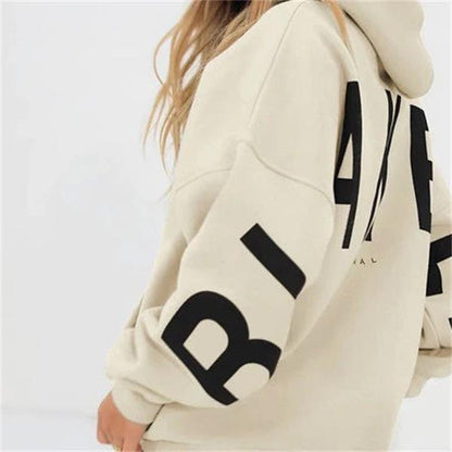Women's Hoodie – Oversized, Graphic Back Print