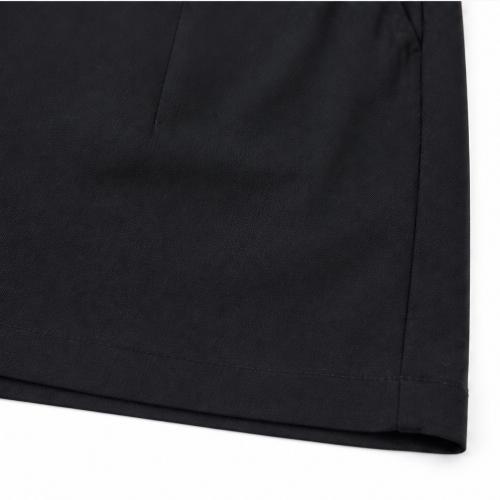Women's High-Waisted Shorts with Front Pockets