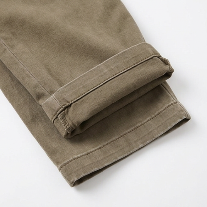 Women's High Waist Tapered Utility Pants with Seams