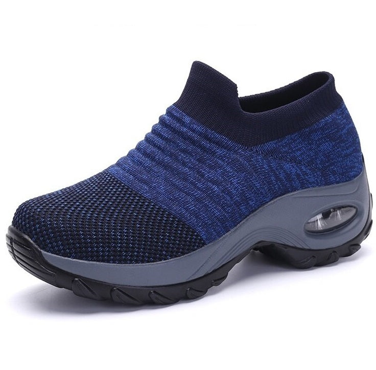 Women's Knit Slip On Sneakers with Air Cushion Sole